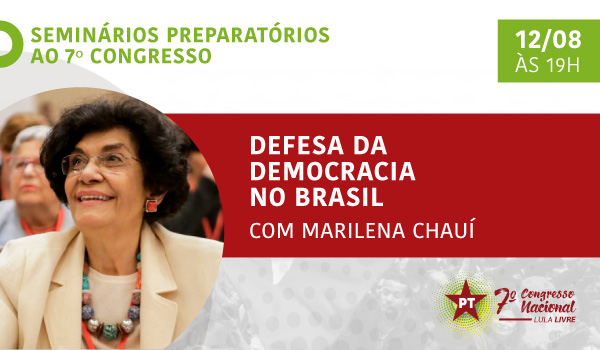 Seminário: Defesa da Democracia com Marilena Chauí