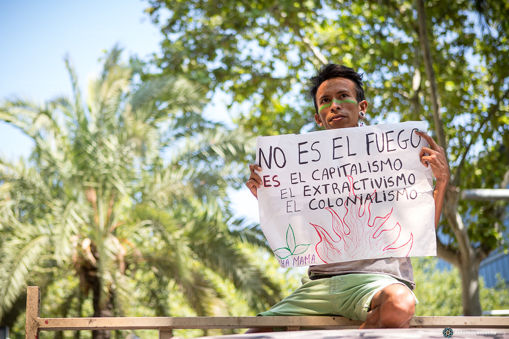 Protesto Indígena: Contra Capitalismo, Extrativismo, Colonialismo e Queimadas