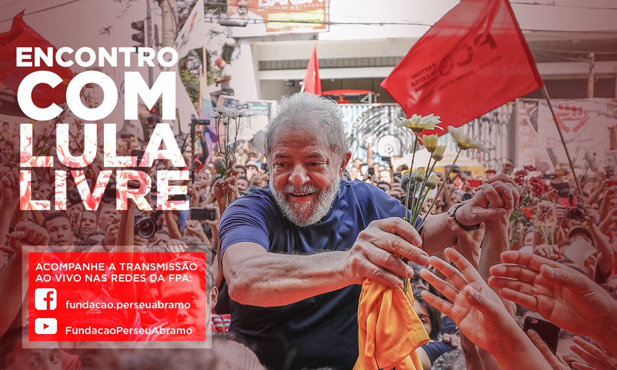 Ao vivo: encontro com Lula Livre, em São Bernardo (SP)