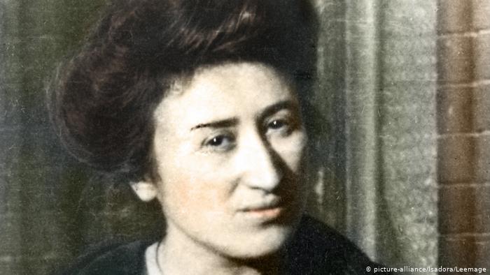 Retrato icônico de Rosa Luxemburgo