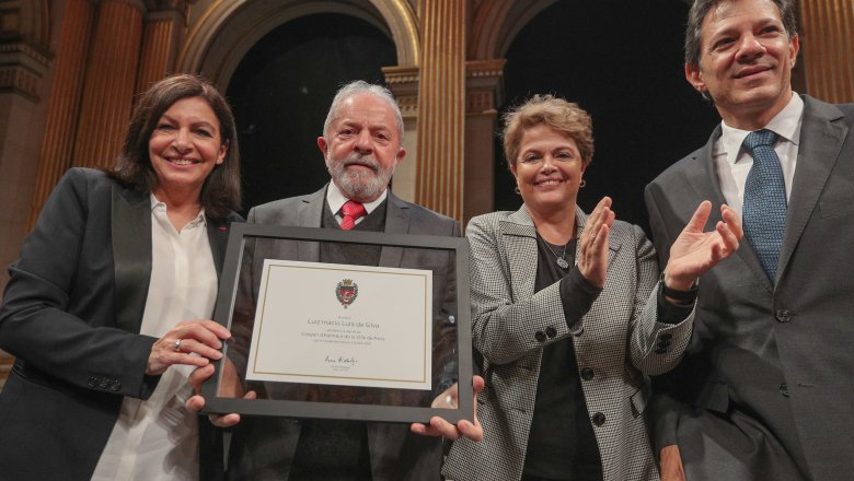 Lula Recebe Homenagem com Dilma, Hidalgo e Haddad