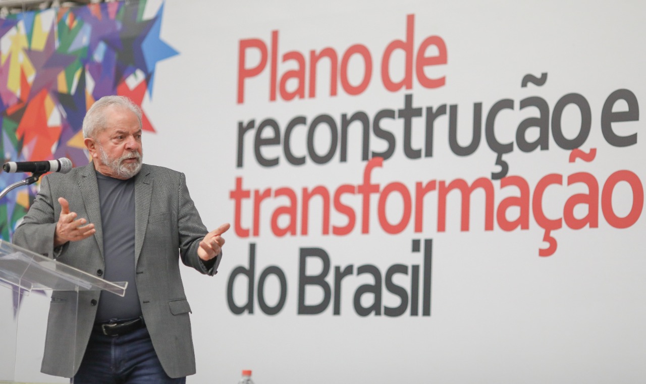 Lula apresenta Plano de Reconstrução e Transformação do Brasil