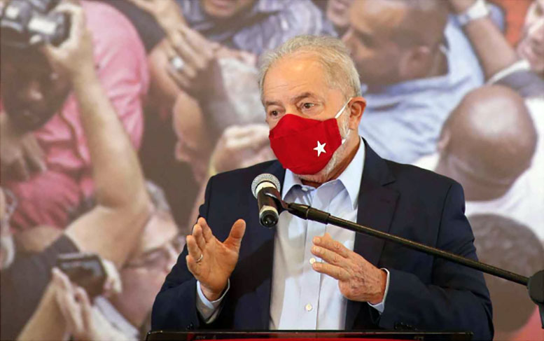 Lula: Discurso com Máscara do Partido dos Trabalhadores