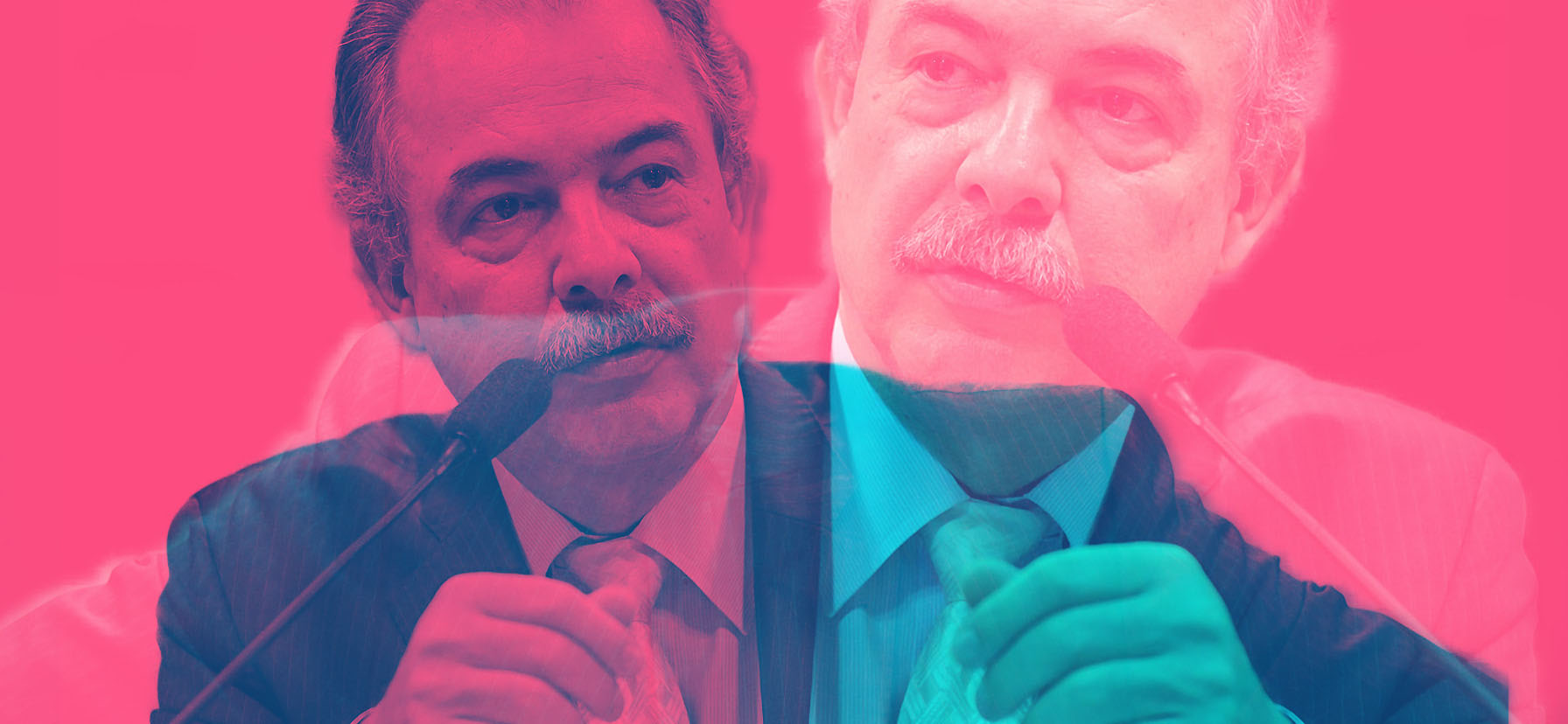 Figura Pública em Destaque: Dualidade Rosa e Azul