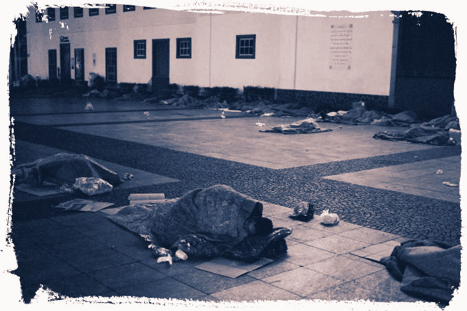 População em Situação de Rua em Praça Pública