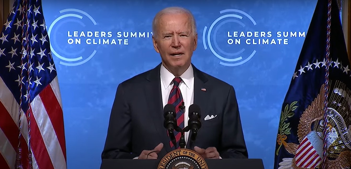 Joe Biden na Cúpula de Líderes sobre o Clima