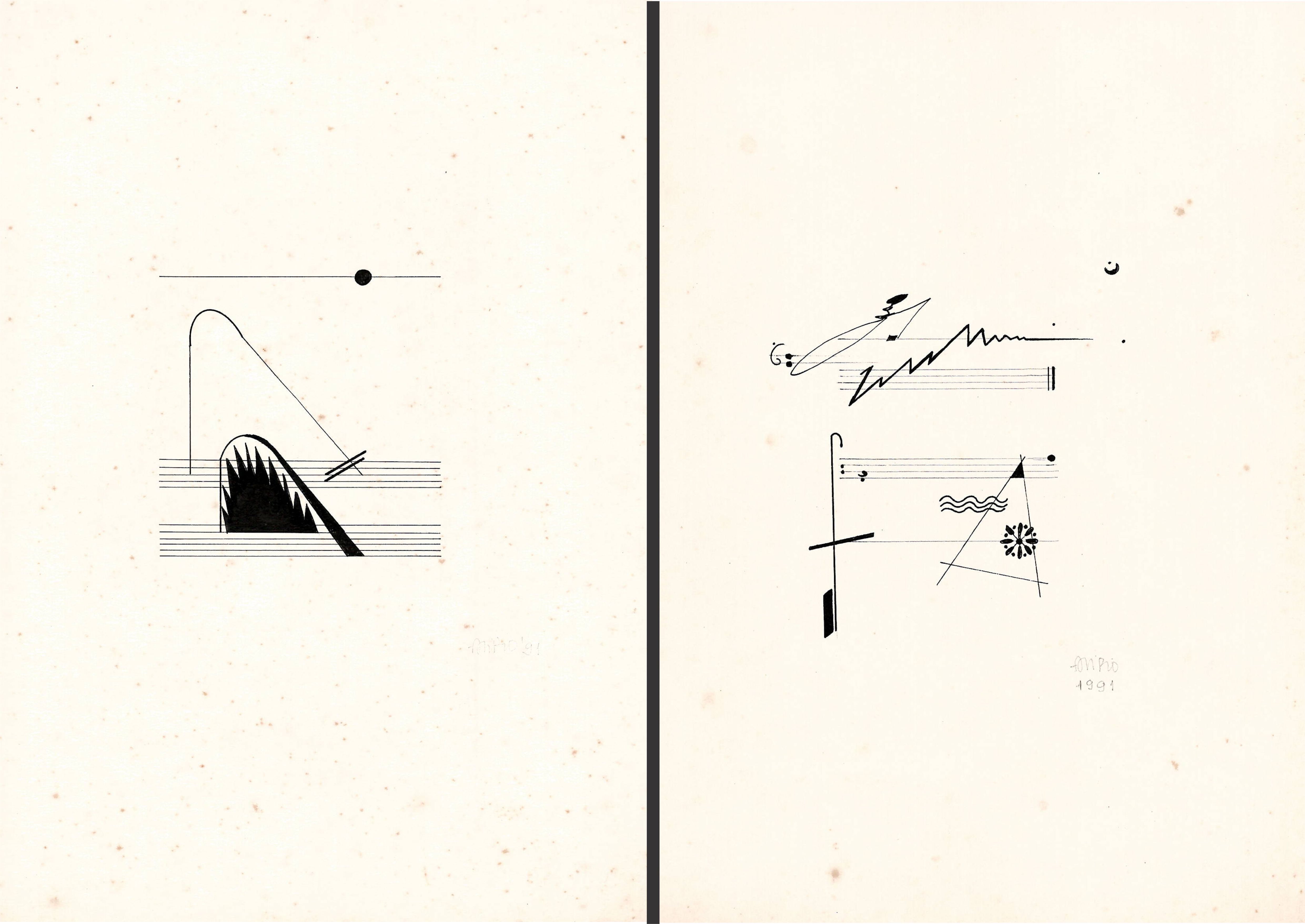 Arte Sonora Abstrata: Partituras Gráficas Experimentais de 1991