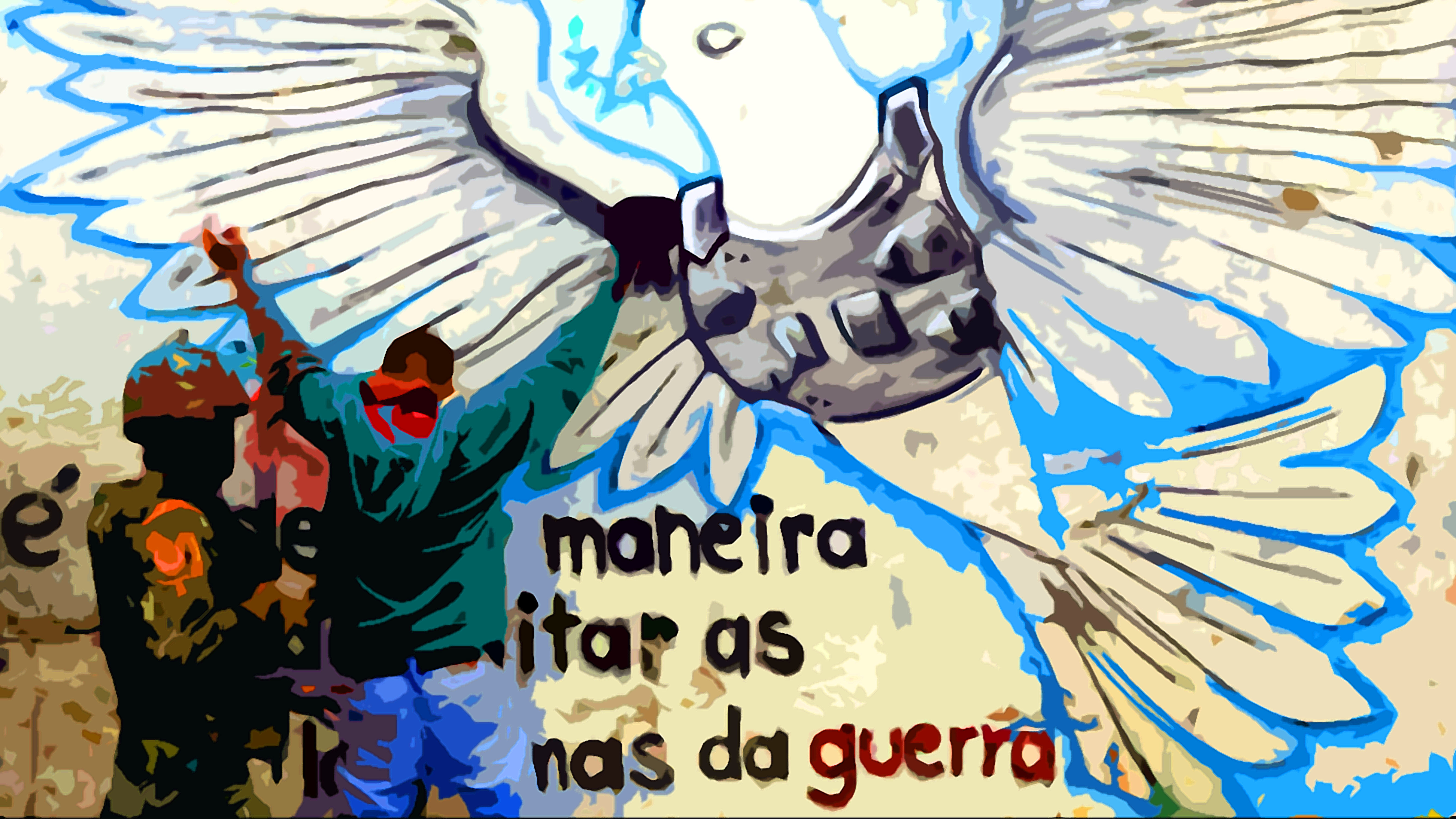 Paz: Mãos Erguidas Contra as Feridas da Guerra
