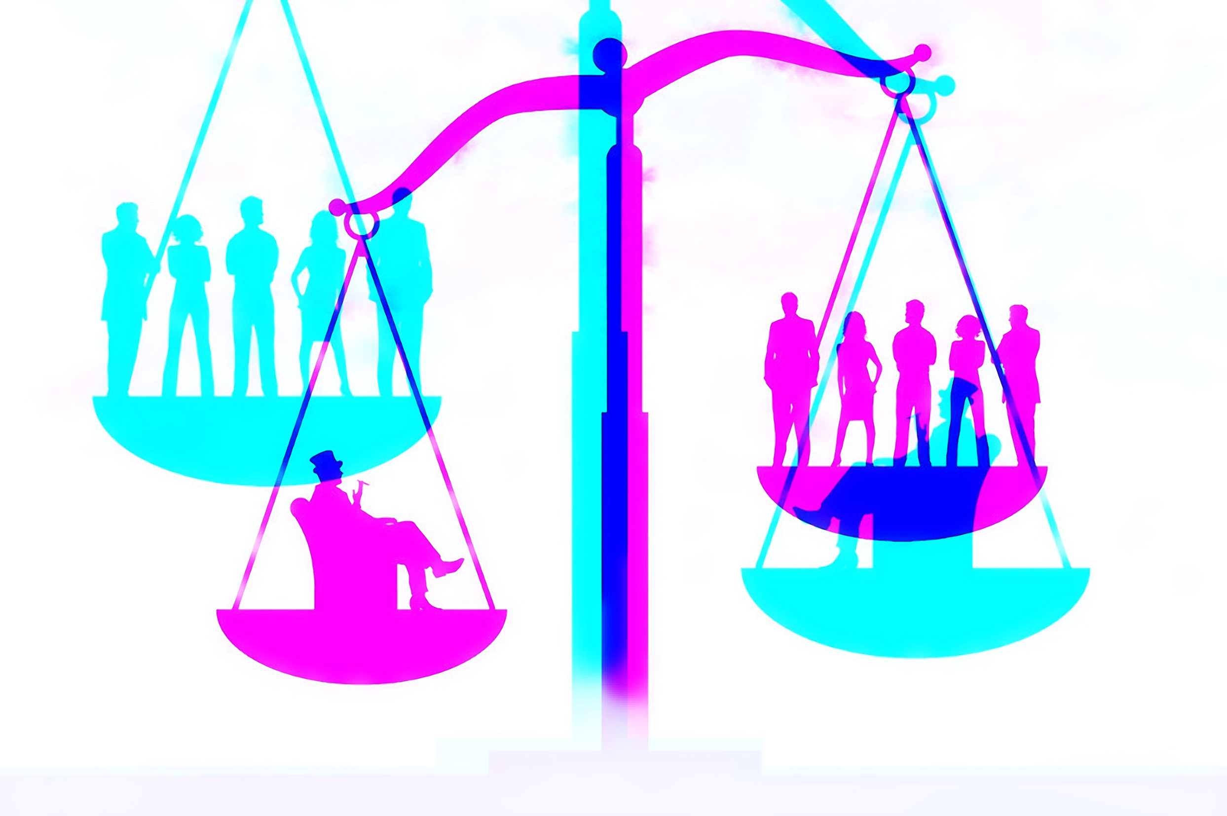 Balança da Desigualdade: O Peso do Poder