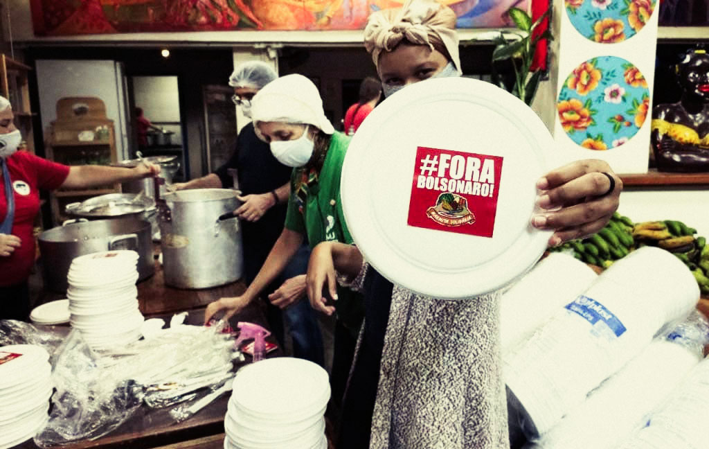 Cozinha Solidária MTST: Solidariedade e Protesto #ForaBolsonaro