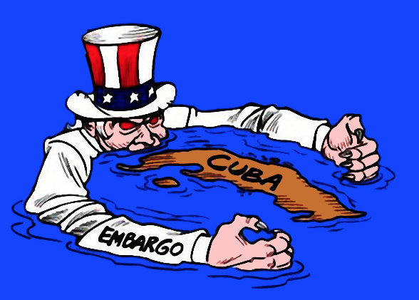 Tio Sam e o Embargo dos EUA contra Cuba