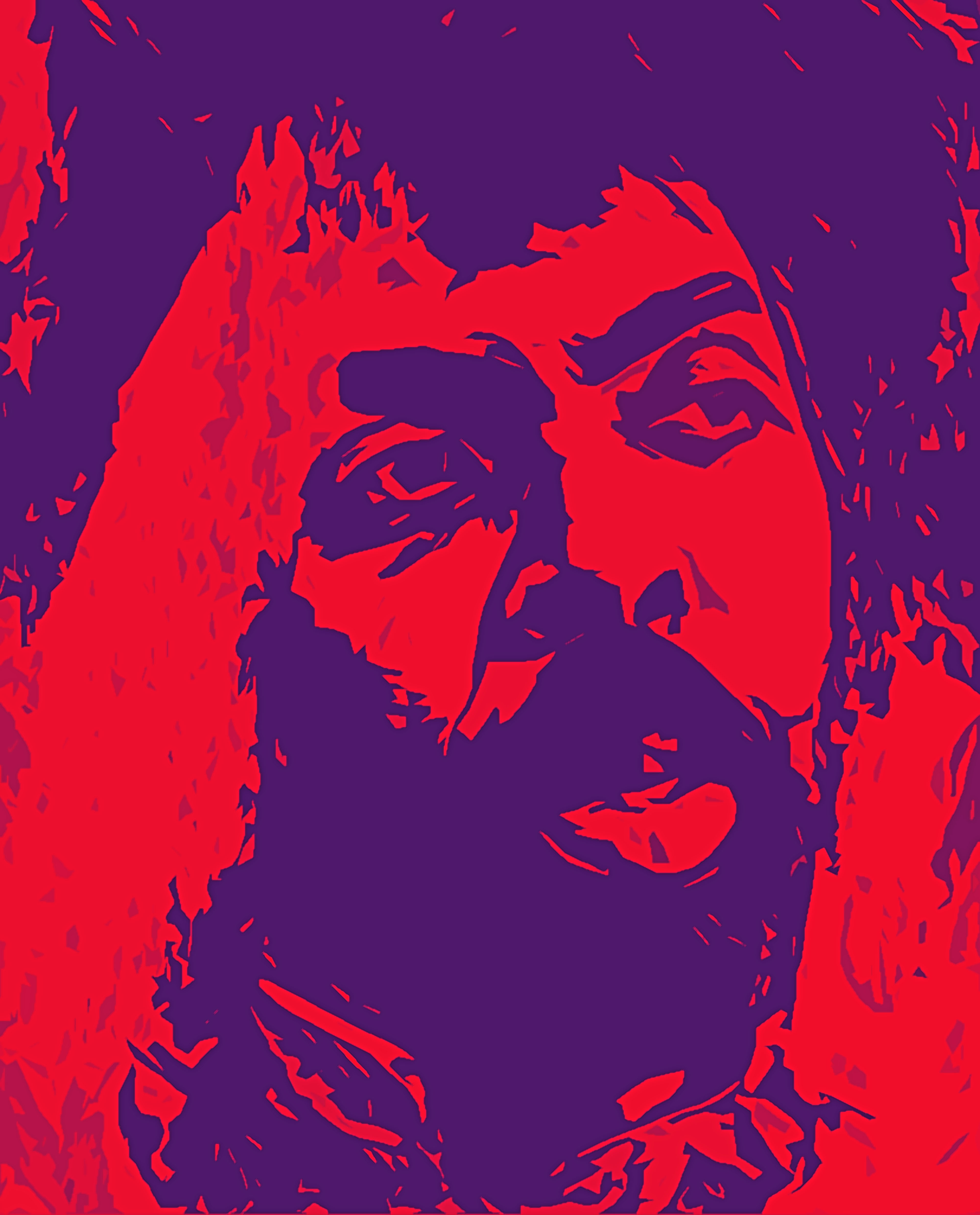 Rosto de Líder Político em Contraste Intenso