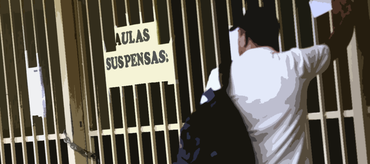 Aulas Suspensas: Educação em Crise e Luta