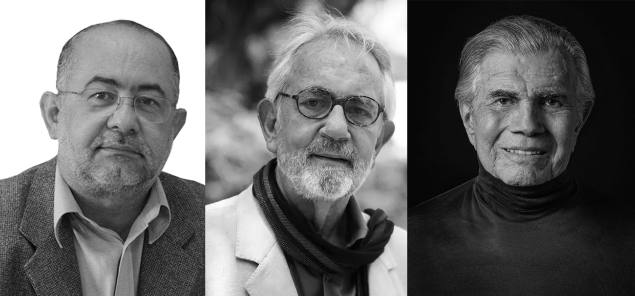 Três Intelectuais: Legado e Reflexão em Preto e Branco