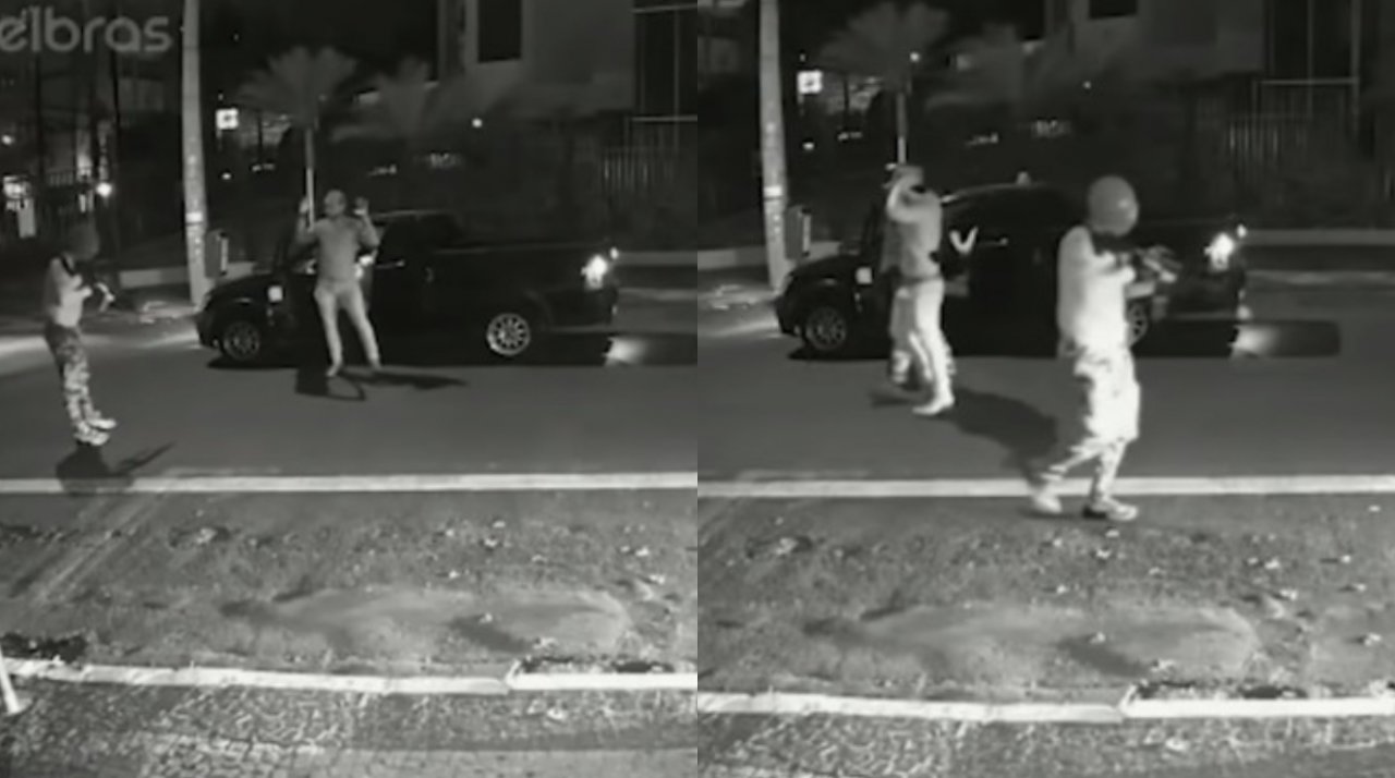 Assalto Noturno: Indivíduo Armado Aborda Vítima em Via Pública