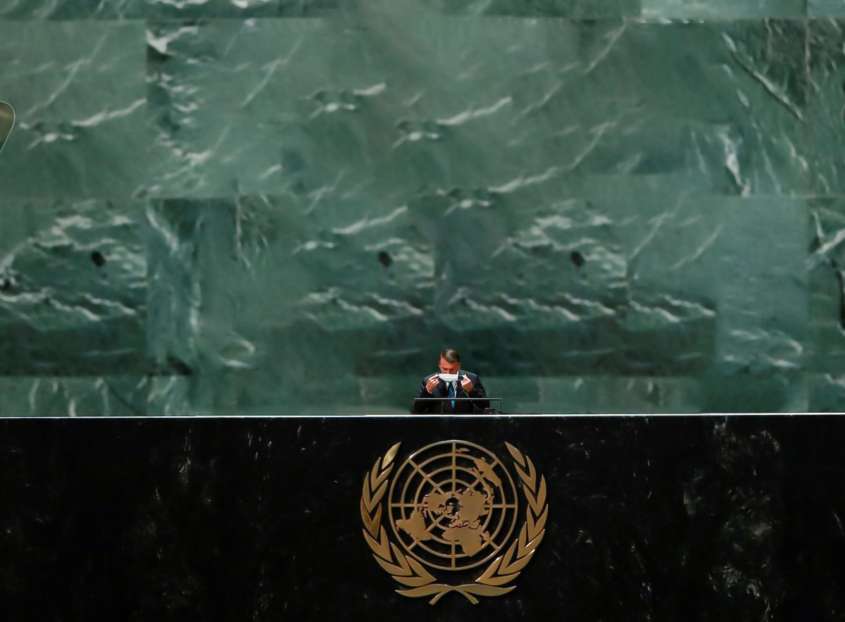 Bolsonaro na ONU: Máscara e Protocolo em Destaque