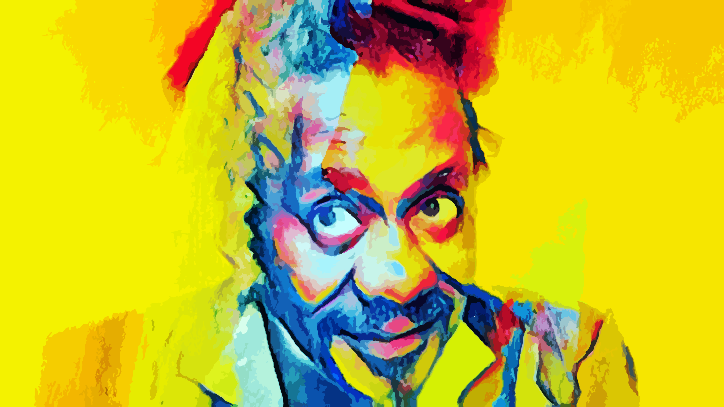 Retrato Vibrante: Abdias do Nascimento, Ícone Afro-Brasileiro