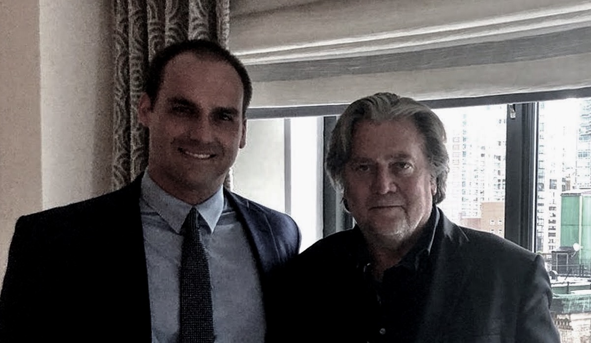 Encontro Político: Eduardo Bolsonaro e Steve Bannon