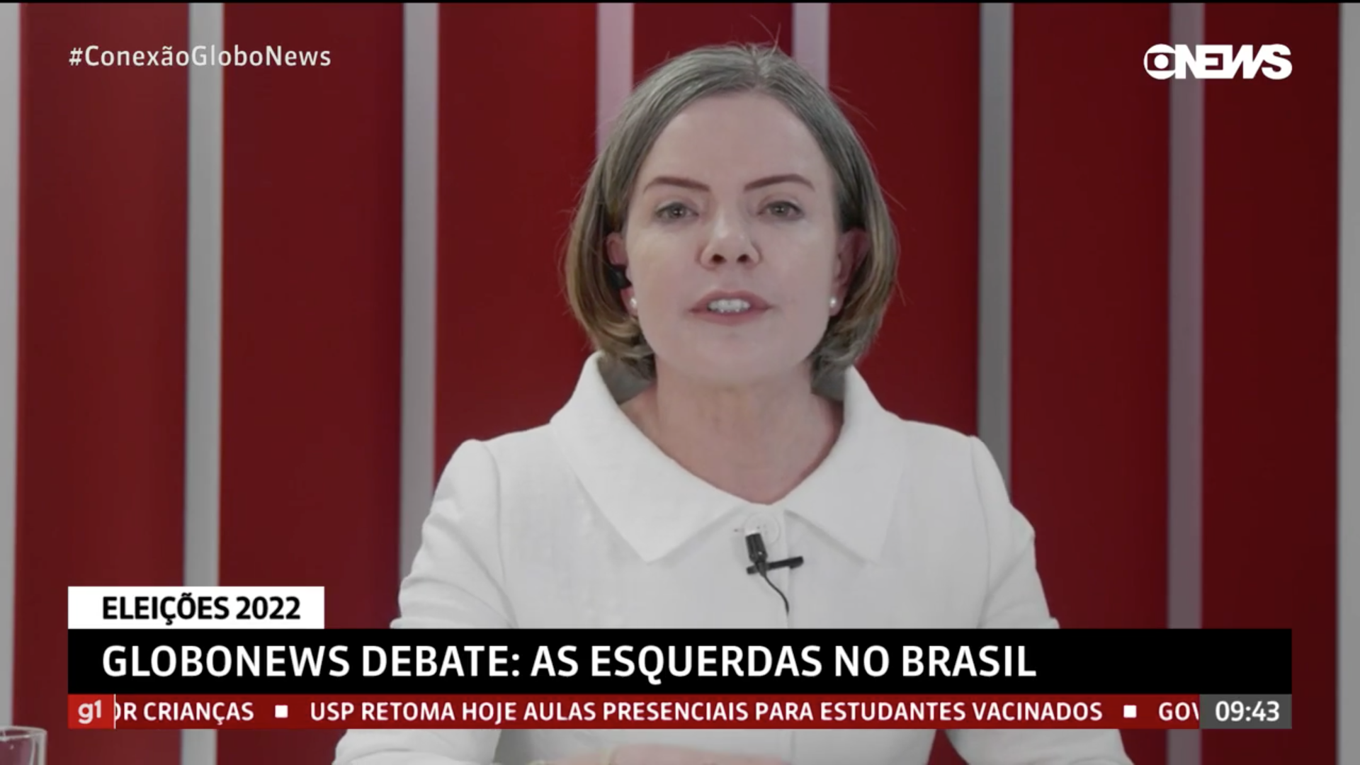 Debate GloboNews: As Esquerdas no Brasil, Eleições 2022