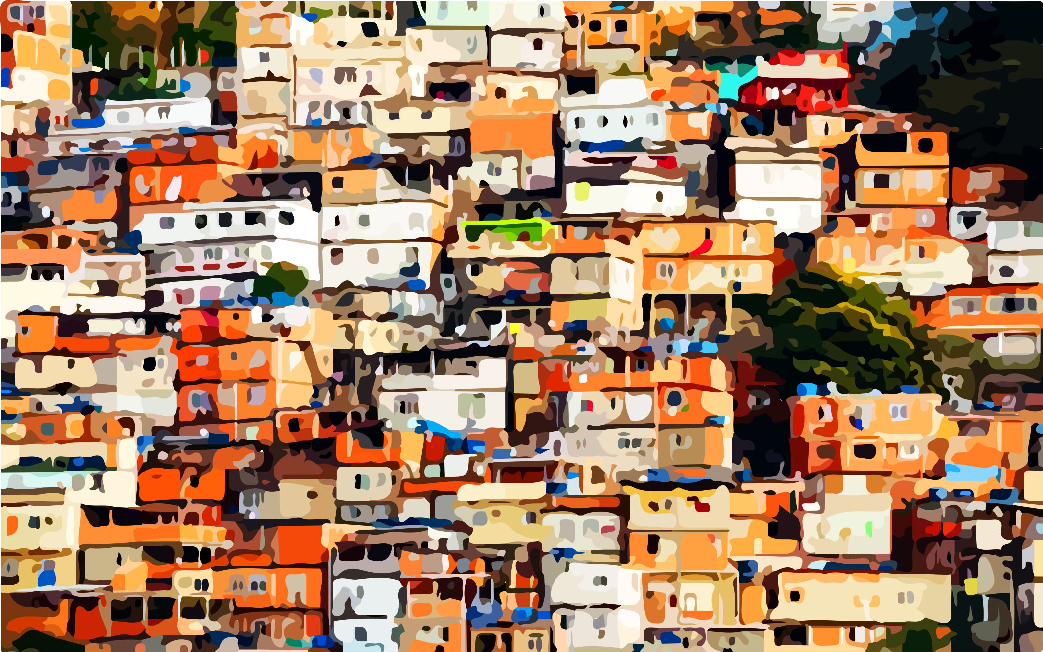 Favela Vibrante: Arquitetura Informal e Vida Comunitária