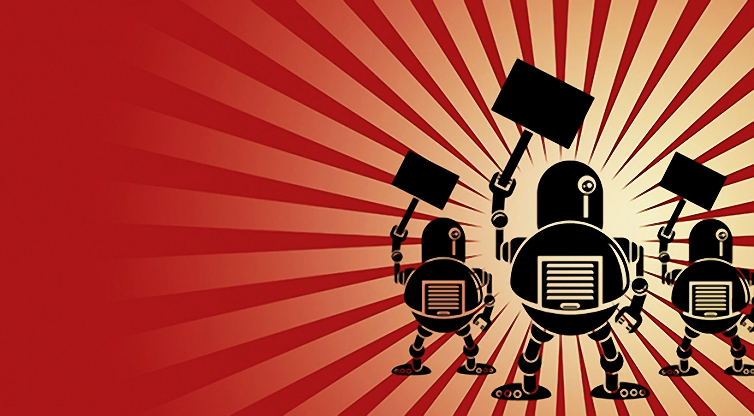 Robôs em Protesto: Automação e a Luta por Direitos