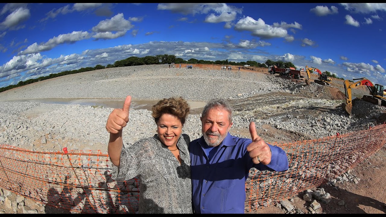 Lula e Dilma em Grande Obra Hídrica no Nordeste