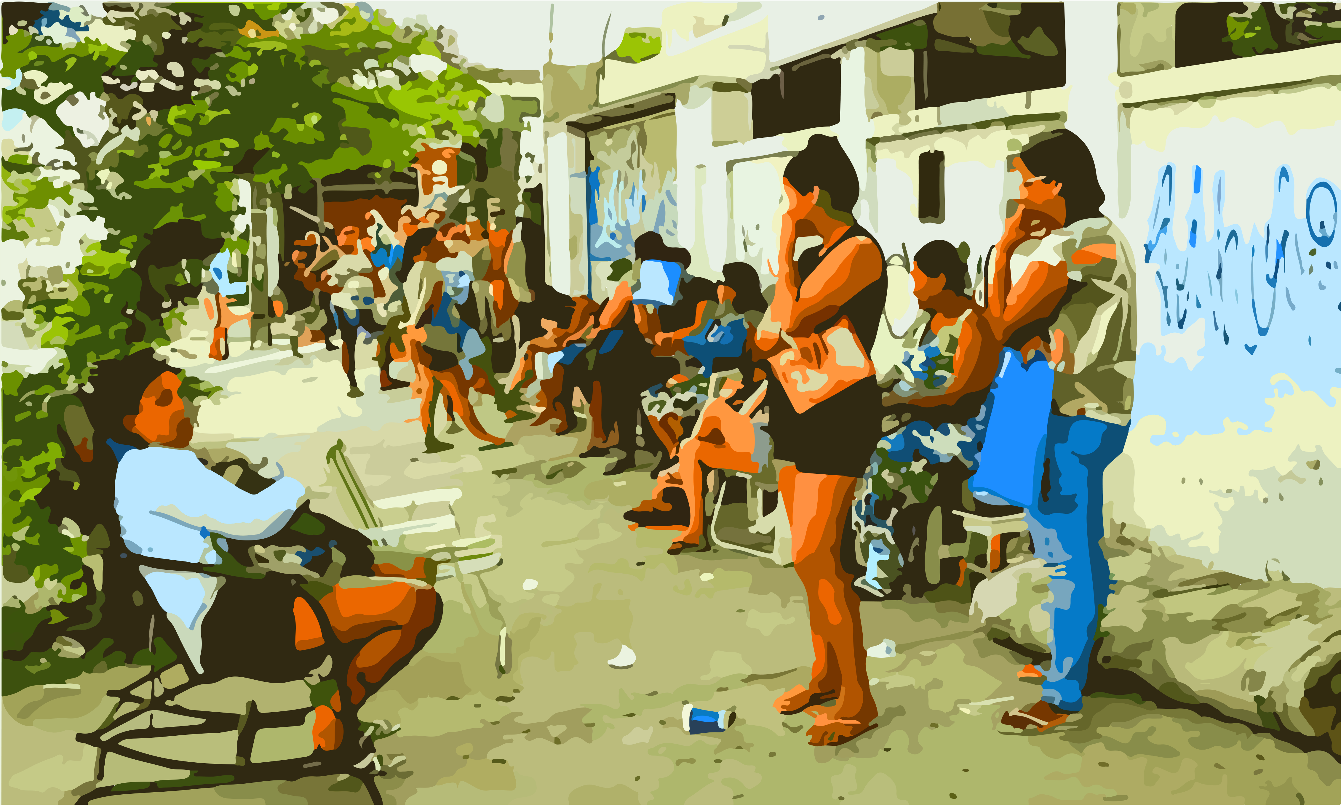 Cena urbana: espera, cotidiano e comunidade em periferia