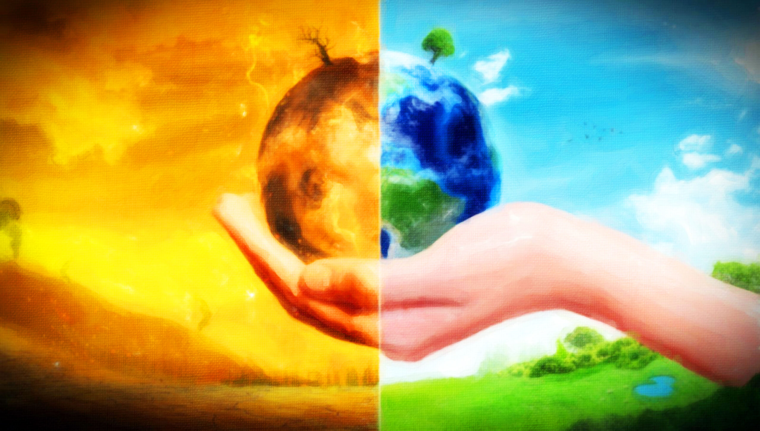 Terra: Desespero Climático vs. Futuro Sustentável