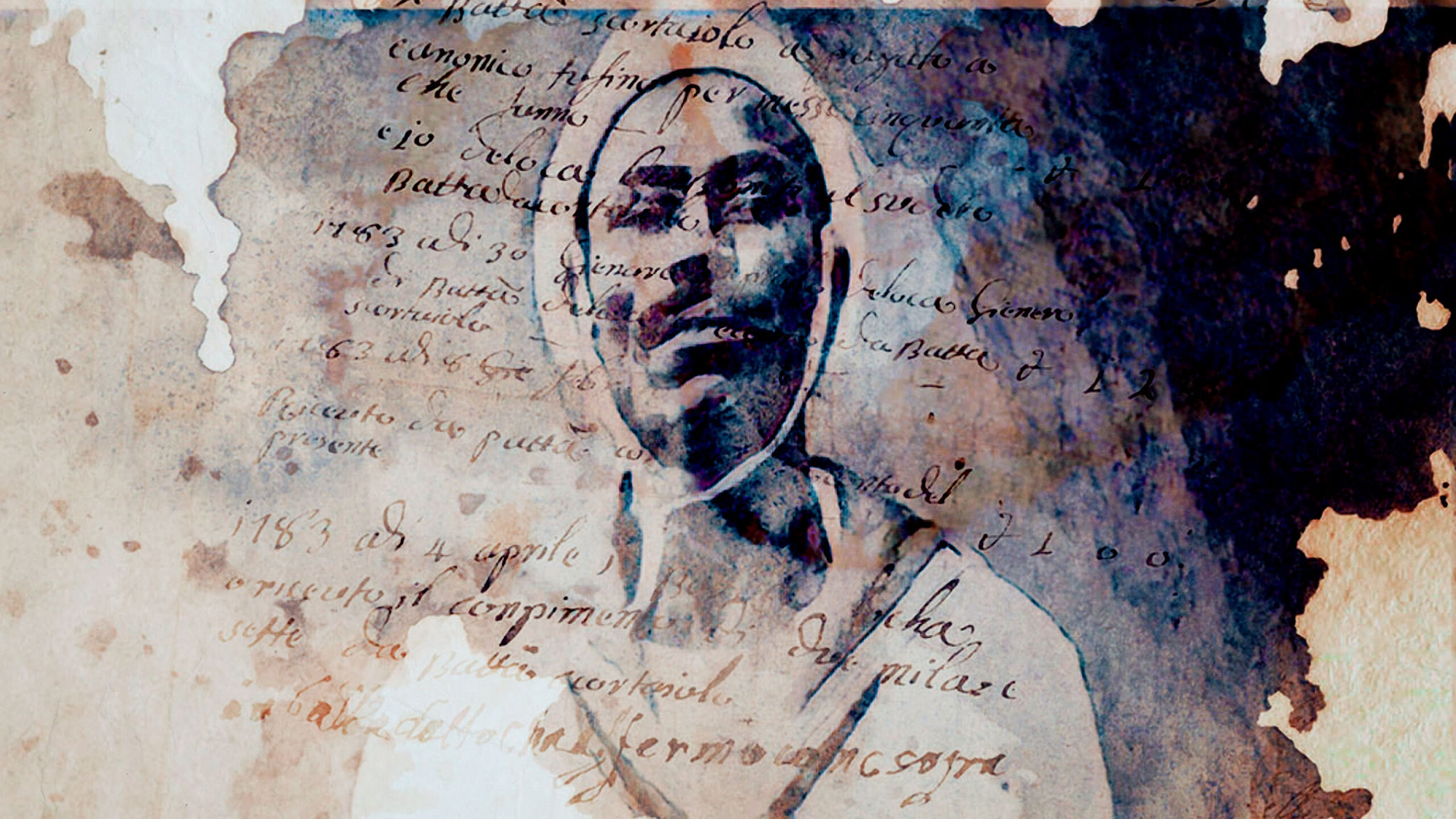 Retrato Histórico: Manuscrito e Rosto do Passado