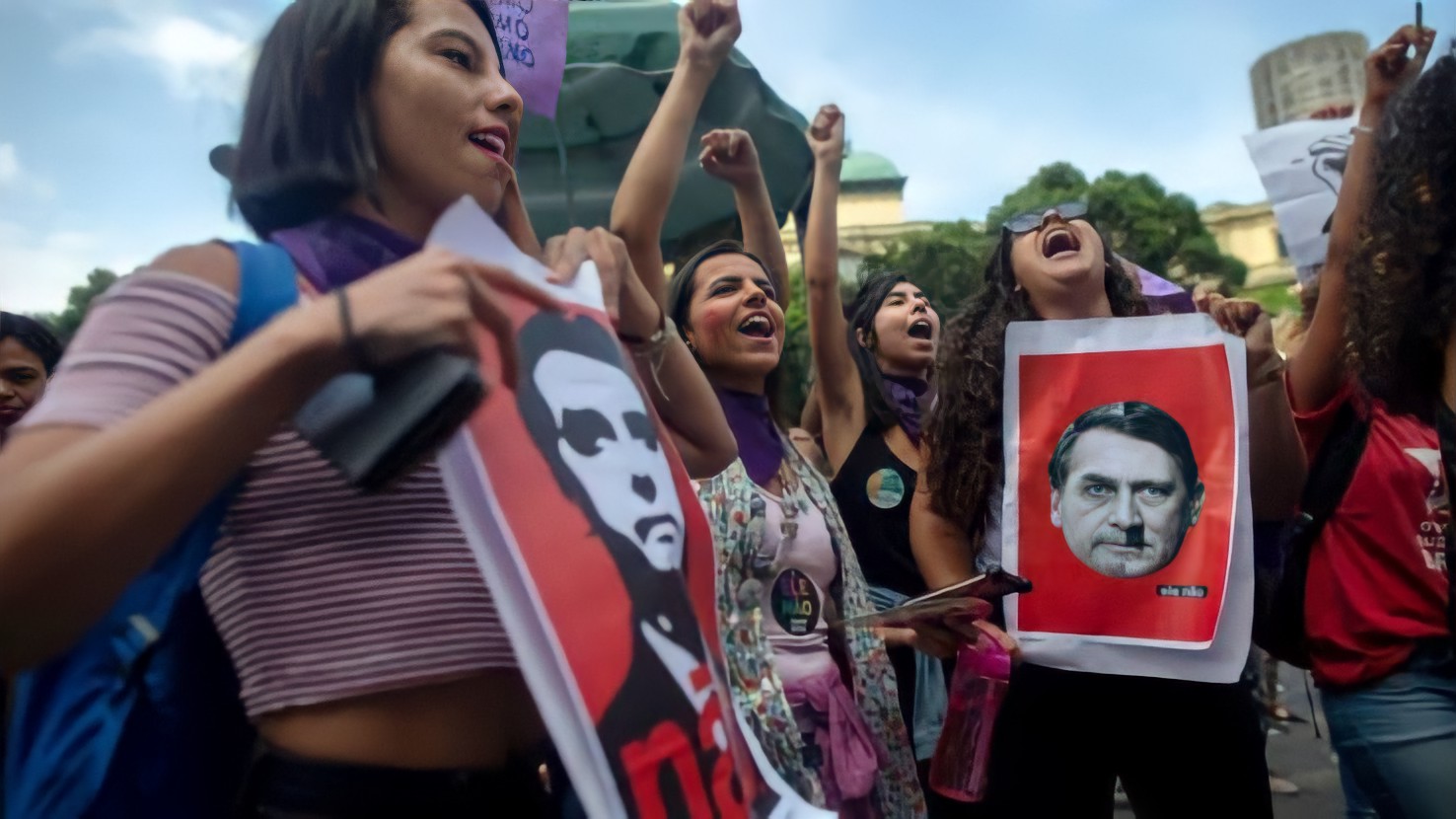 Manifestação Feminina: Bolsonaro "Ele Não" e Resistência