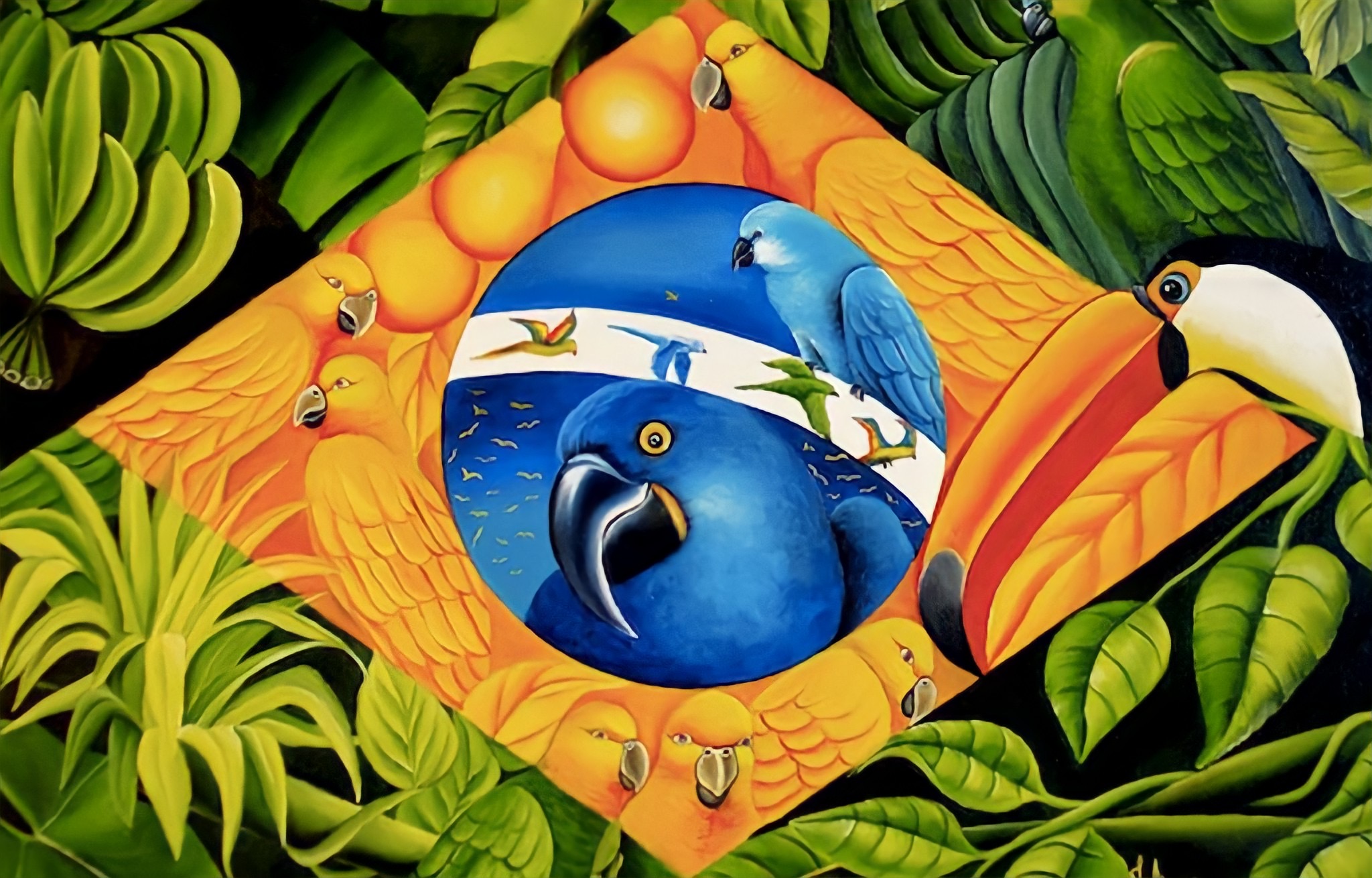 Brasil: Natureza, Símbolos e Biodiversidade Vibrante