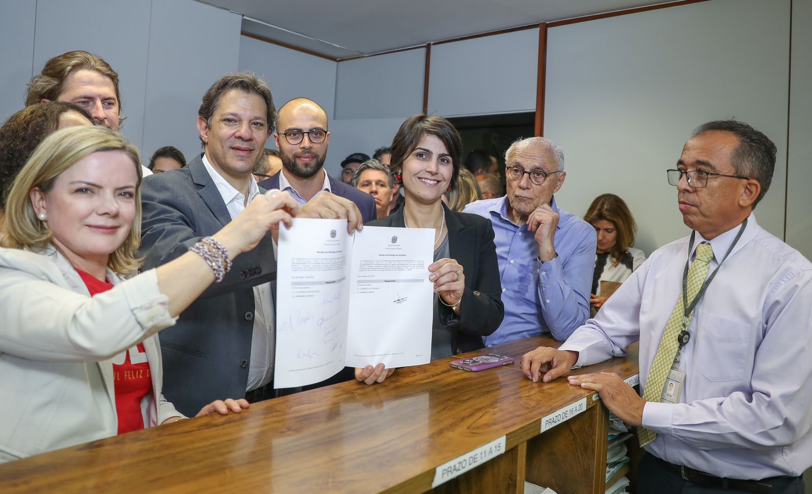 Registro da candidatura de Lula, em 15 de agosto, no Tribunal Superior Eleitoral (TSE), em Brasília. Foto: Ricardo Stuckert