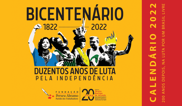 FPA disponibiliza calendário de 2022: 200 anos depois, na luta por um Brasil livre