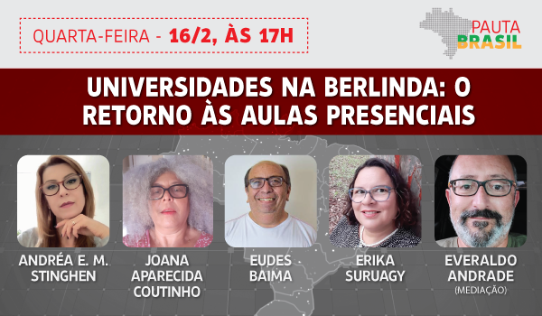 Pauta Brasil: universidades e o retorno às aulas presenciais