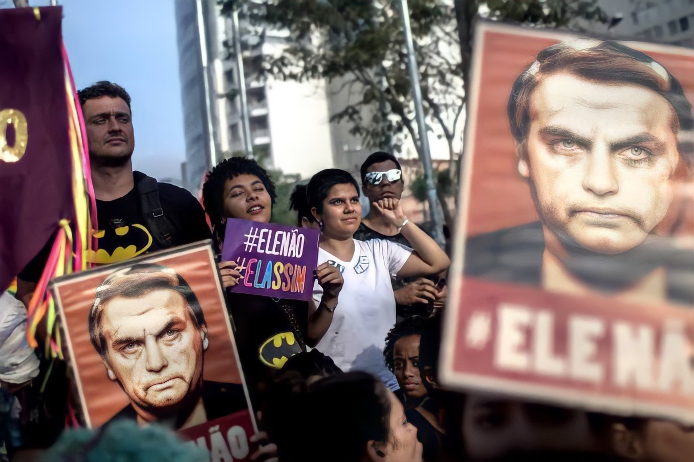 Manifestação "Ele Não" contra Bolsonaro e pela inclusão