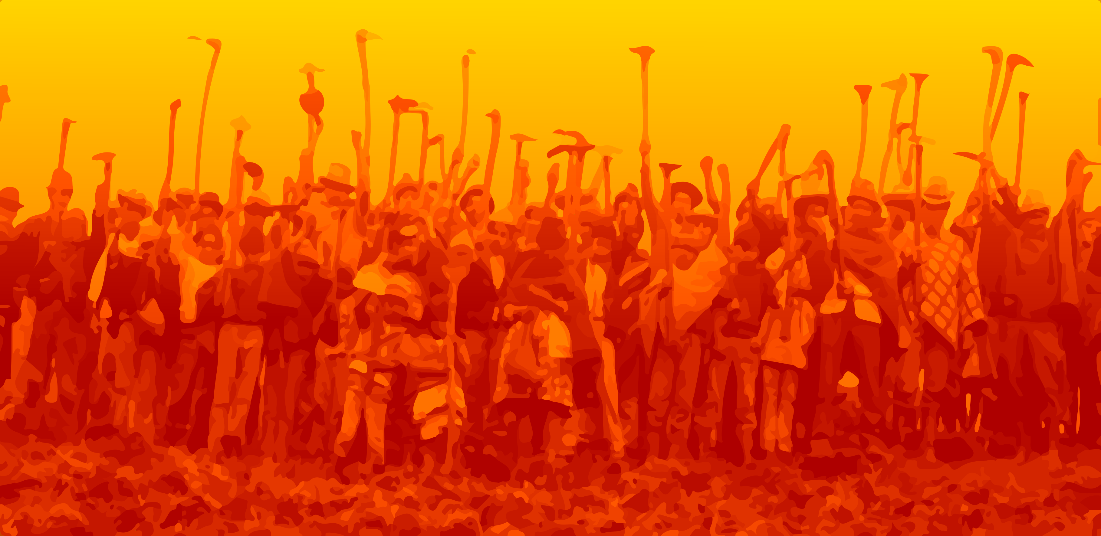 Multidão em Protesto: Luta de Trabalhadores Rurais