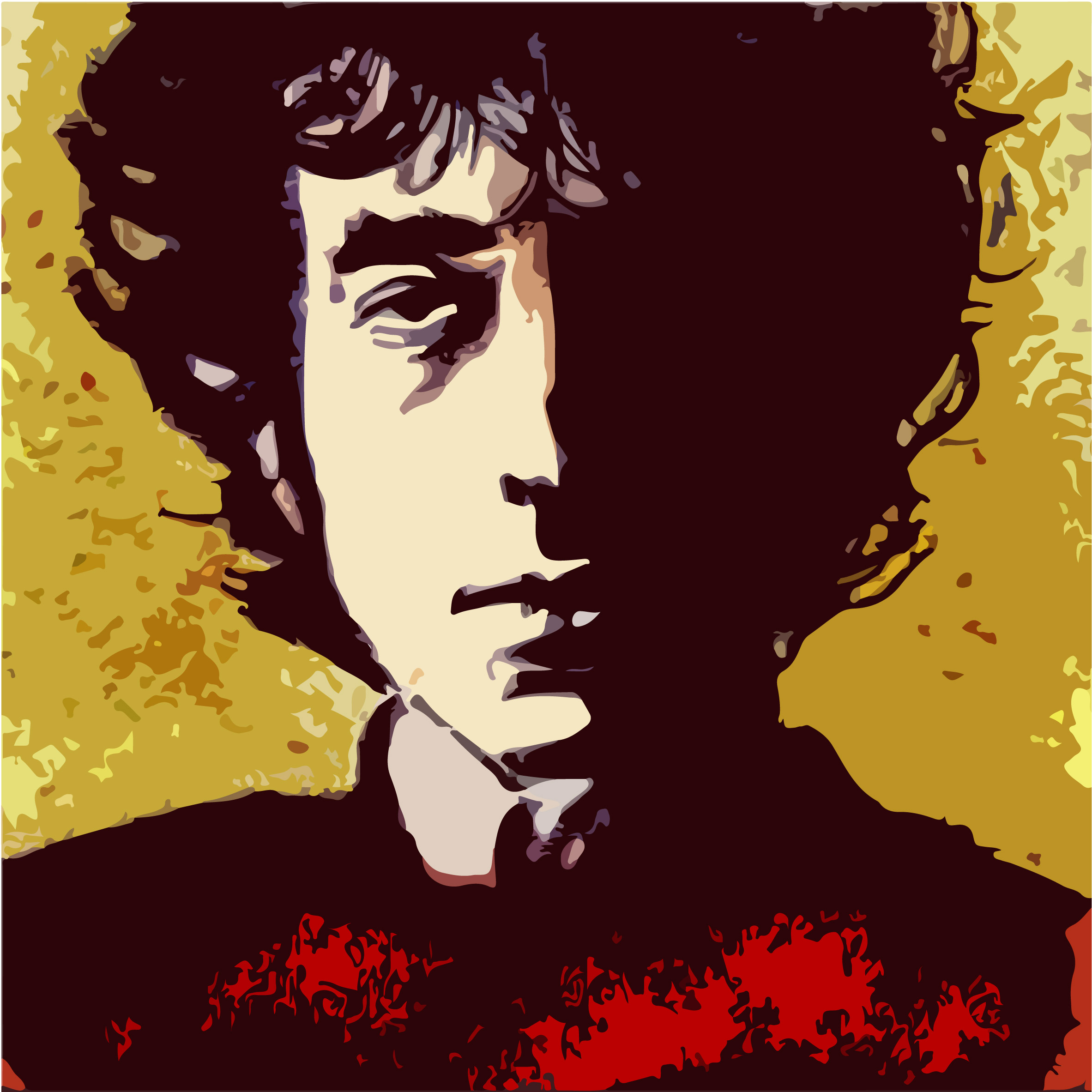 Retrato Estilizado: Ícone em Sombra e Luz
