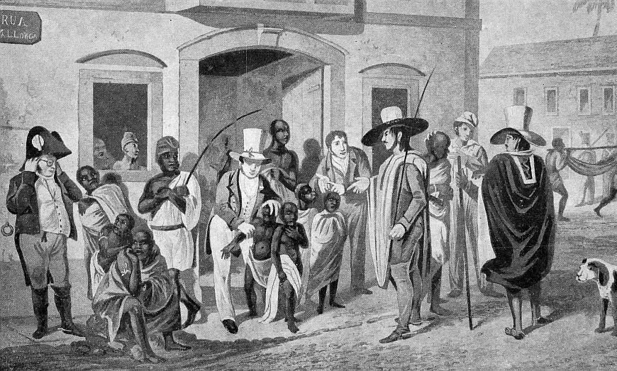 Mercado de Escravos na Rua do Valongo, Rio de Janeiro