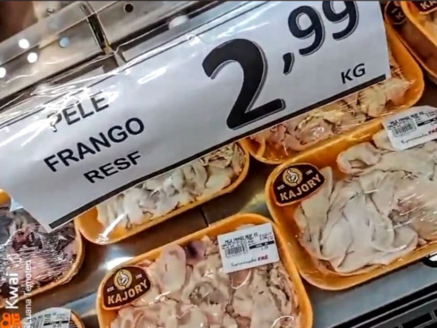 Preço da Pele de Frango: R$ 2,99/KG no Supermercado