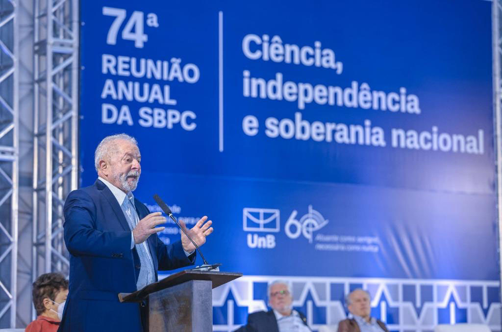 Lula na 74ª Reunião Anual da SBPC