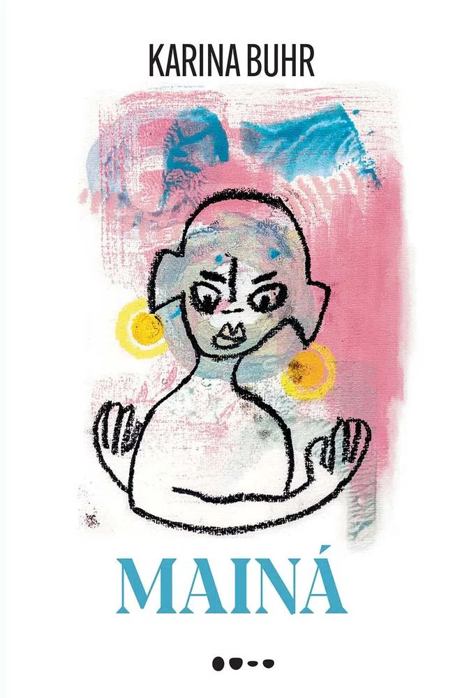 Capa de livro Mainá: Arte e figura feminina