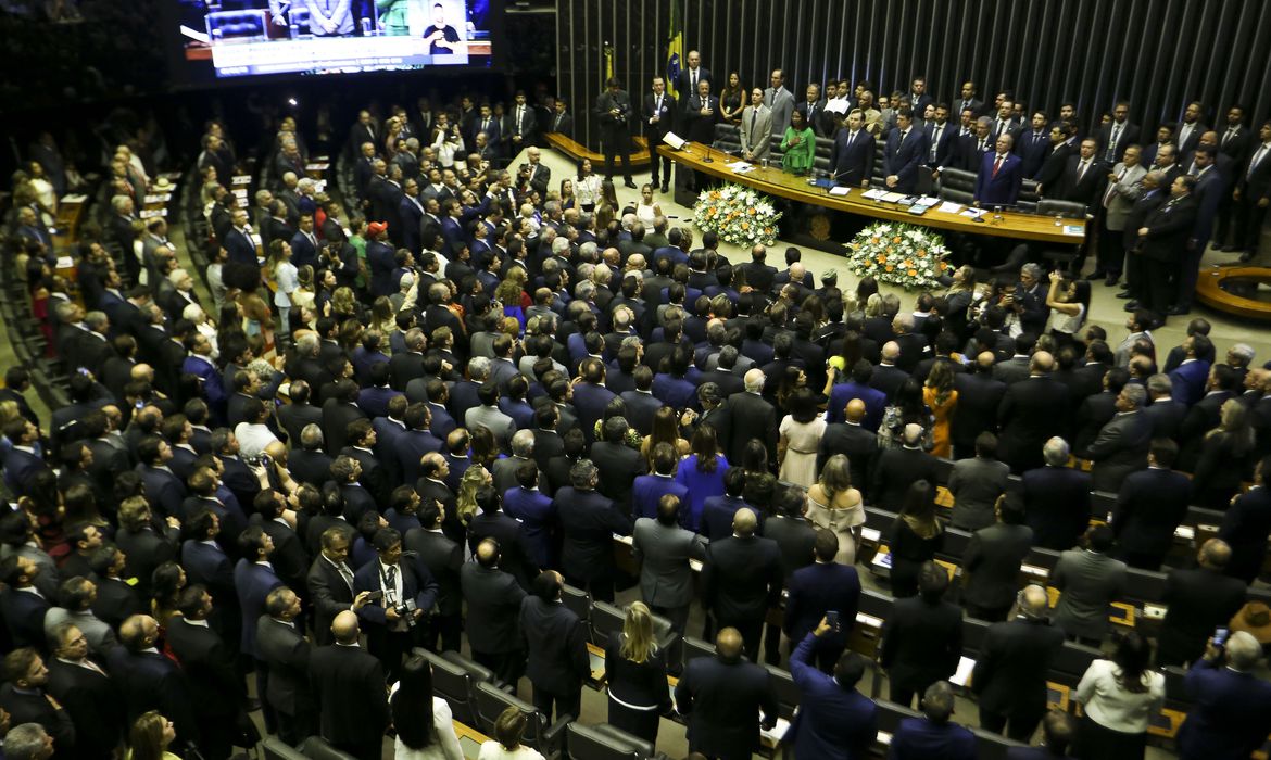 Sessão Solene no Congresso Nacional Brasileiro