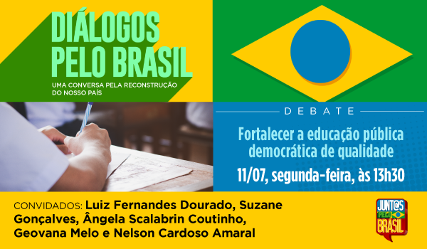 Diálogos pelo Brasil continua debates sobre educação nesta segunda