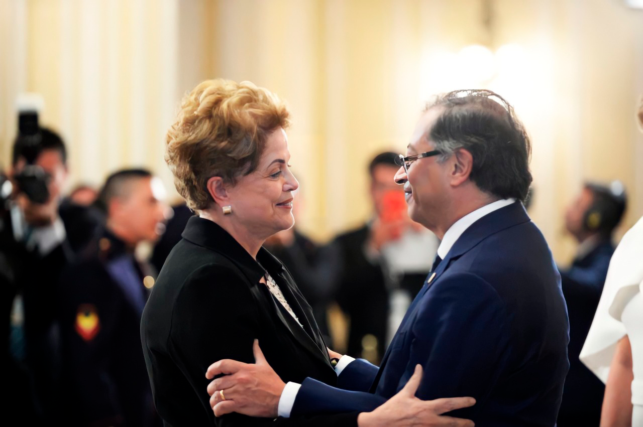 Dilma Rousseff e Gustavo Petro: Encontro de Líderes