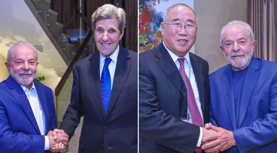 Lula: Diálogo Global com John Kerry e Enviado Chinês do Clima