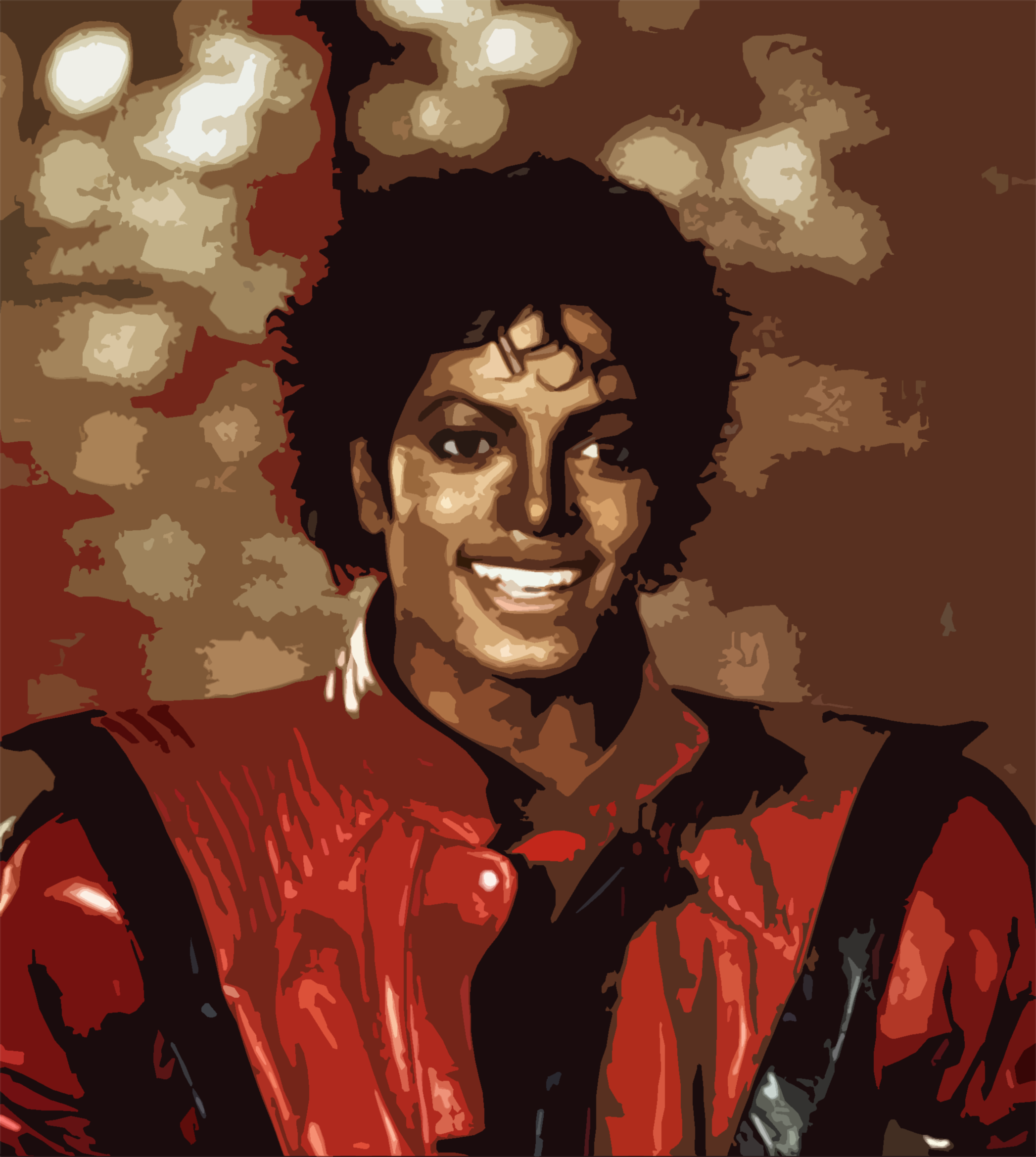 Michael Jackson: Sorriso Icônico e Jaqueta Thriller