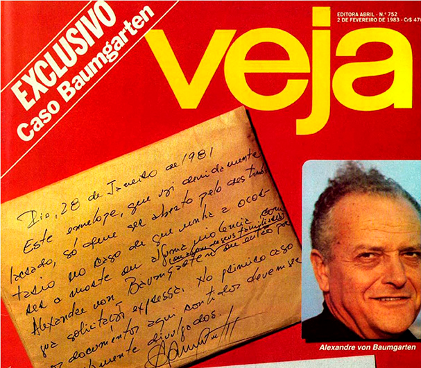 Veja: Caso Baumgarten – Carta Exclusiva de Alexandre von Baumgarten