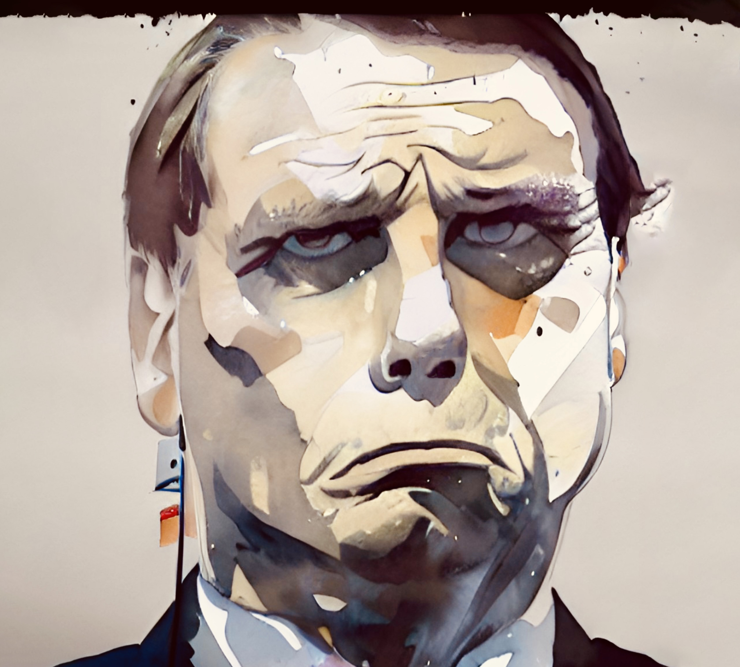 Indignação: Retrato Artístico de Homem