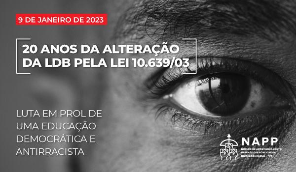 O novo governo Lula, a educação antirracista e a implementação da alteração da LDB pela Lei 10.639/03