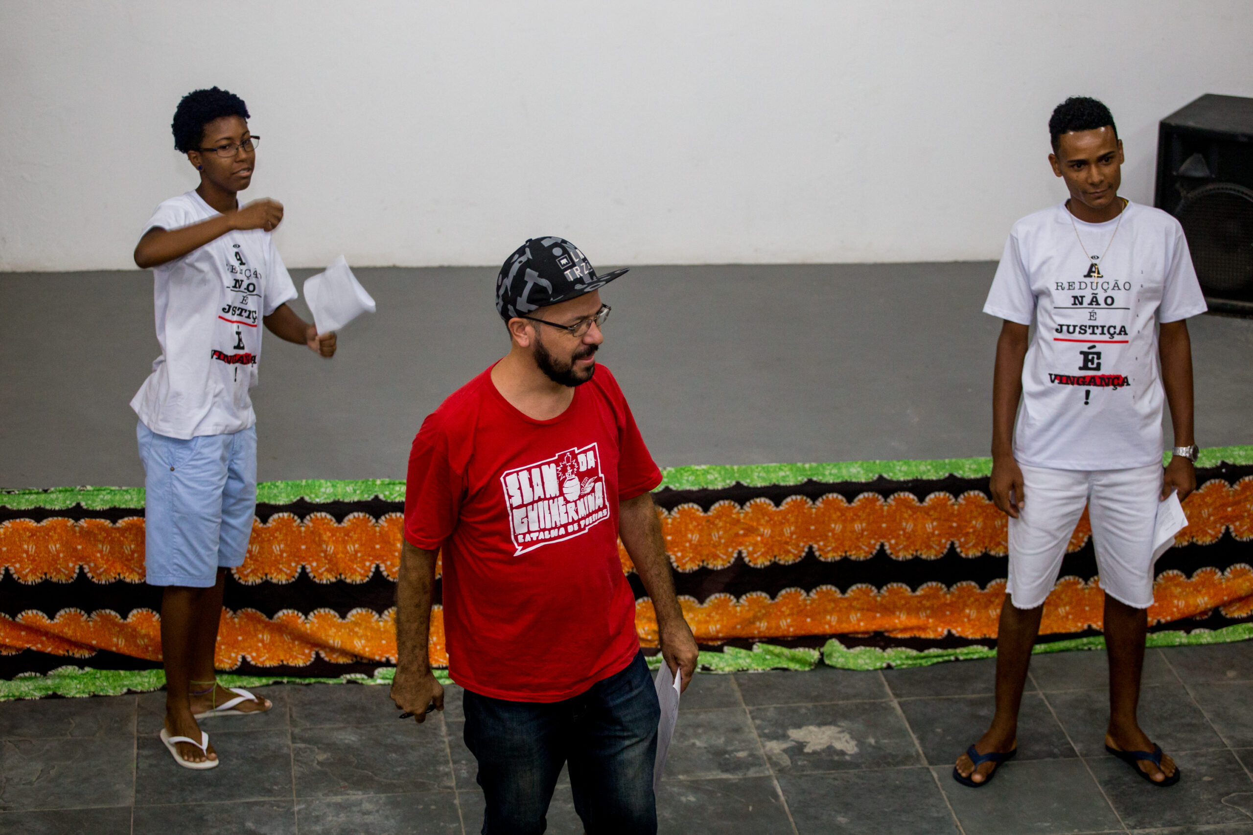 Jovens ativistas do Slam da Guilhermina contra redução penal